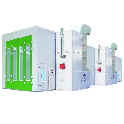 Qualität  220V Industrial Car Spray Booth With Fiberglass Floor Filter And Exhaust Fan usine