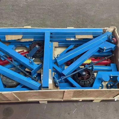 Einstellbare Höhe 6000lbs Schwerlastwagen Rotisserie Auto Karosserie Lackierung Stand Arbeitstisch Breite