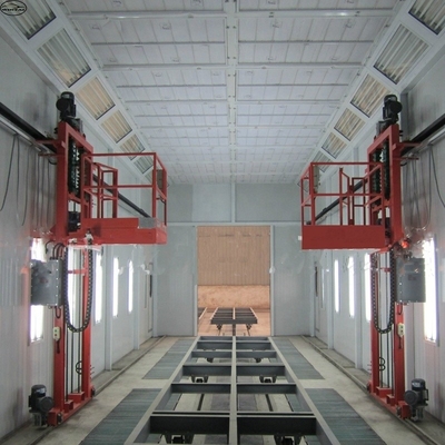 Dieselbrenner Lkw Sprühen Booth 220V 39KW mit LED-Licht und 11KW Ventilatoren