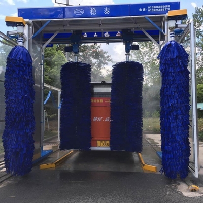 Blue Gantry automatische Busreinigungsmaschine Größe 2150*5750*5355mm anpassbar
