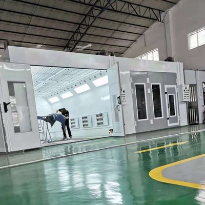 CE-zertifizierte Autosprühkabine mit Luftzirkulationssystem 1 x 7,5 kW Direktantriebsventilator
