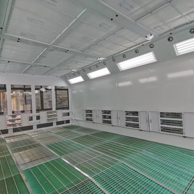 Außen LED Industriebus Spray Farbe Booth mit 2 Sätze von 7,5 kW Abgasventilatoren