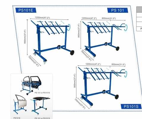 High Stability Multi Angle Auto Lack Rack Abnehmbar mit 34 kg Kapazität