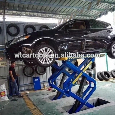 45 Sekunden Hebzeit Schere Tragbare Autolift für Garage-Ausrüstung 3,5 t