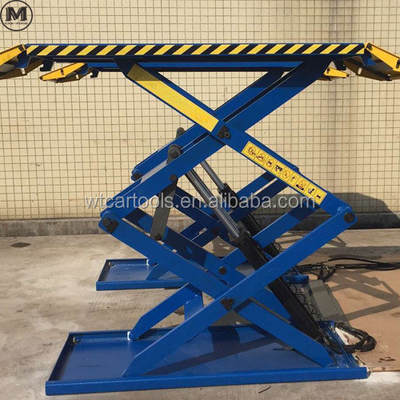 61"/1550mm Plattformlänge 3 Tonnen Tragbarer Autolift mit Doppelzylinder