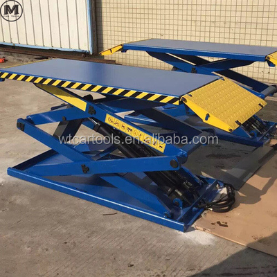 61"/1550mm Plattformlänge 3 Tonnen Tragbarer Autolift mit Doppelzylinder