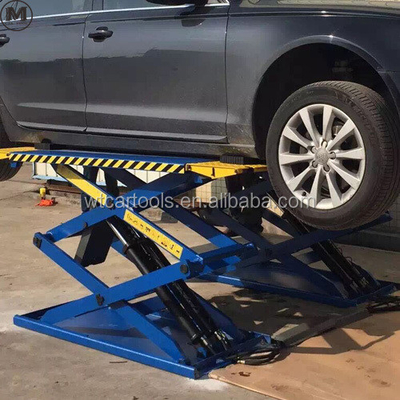 61"/1550mm Plattformlänge 3 Tonnen Tragbarer Autolift mit Doppelzylinder