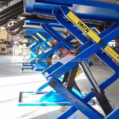 61"/1550mm Plattformlänge 3 Tonnen Tragbarer Autolift mit Doppelzylinder