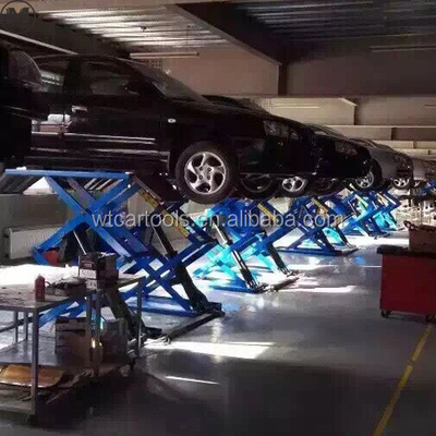 61"/1550mm Plattformlänge 3 Tonnen Tragbarer Autolift mit Doppelzylinder