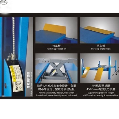 Einstellbarer Vier-Posten-Auto-Halter für die Rad-Ausrichtung Min. Höhe 210mm Spannung 220V/380V