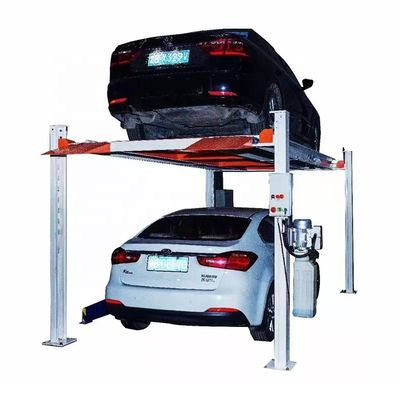 Vier-Säulen-Parklift für Fahrzeugaufzug, 12 Einheiten Ladekapazität, geringe Wartungskosten