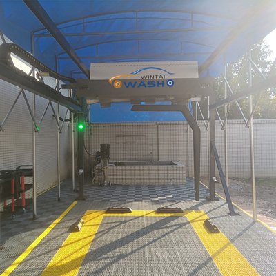 Metallarm 360 Grad berührungslose Autowaschmaschine mit 3KW 4pcs Trockner