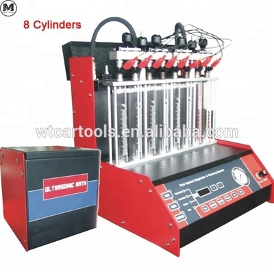 8 Zylinder Injektor Tester und Reinigungsmaschine 4L Test Flüssigkeitsbehälter Volumen