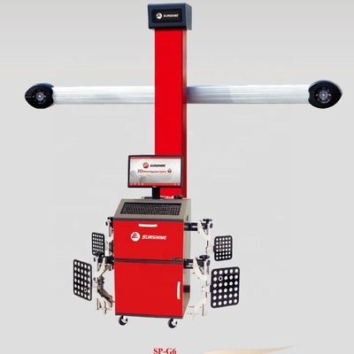 Hochpräzision 3D-Rad-Ausrichtung Maschine Stabiler Betrieb mit 4-Fuß-Klammer