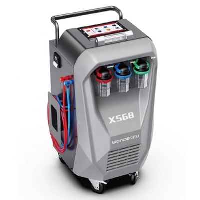 3/8HP Kompressor X568 Auto AC Wiederherstellungsmaschine mit Spülfunktion und eingebautem Drucker