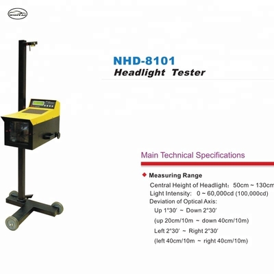 AC220V NHD-8101 Scheinwerferprüfmaschine für Automobil und Motorrad
