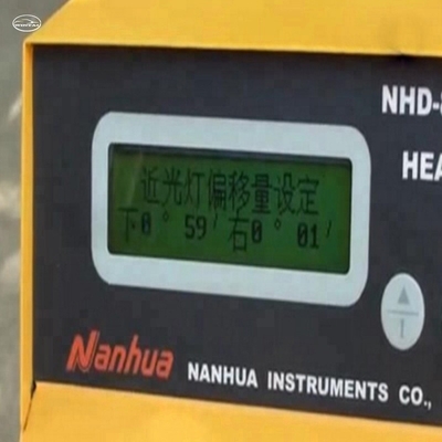 NHD-8000 Fahrzeug Scheinwerfer Tester Zentralhöhe 130cm 220v 50hz Für alle Autos