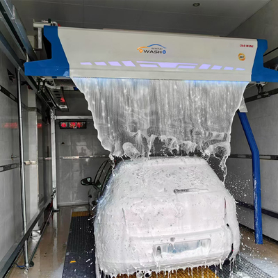 360 Rollover-Autowaschmaschine automatische berührungslose Autowaschmaschine mit Gesamtgewicht / Volumen automatischer Autowaschroboter ≥2100 kg/≥7,5 Kubikmeter