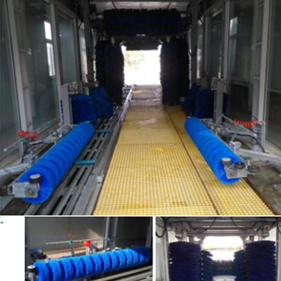 Tunnel-Typ Automatische Waschmaschine mit 14 Bürsten EVA-Bürsten Automatische Waschmaschine