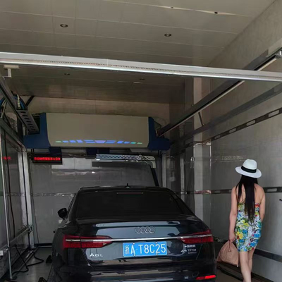 Vollautomatisches, berührungsloses Autowaschanlagensystem 380V Sicherheitsbetrieb Automatische Autowaschanlage Autowas-Wasserrecyclingsystem Hochdruck-Auto-Waschmaschine