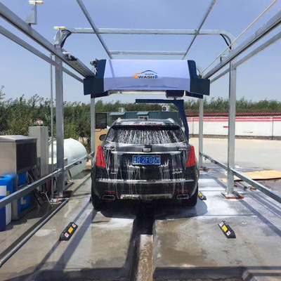 360 Wassersparende berührungslose Autowaschmaschine Selbstbedienung Autowaschmaschine vollautomatisch für 2080mm Fahrzeug Umkehrosmose-System