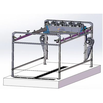 Einarmige, berührungslose Autowaschanlage mit 6 Trocknern und 8m Lx5mm Schienengröße, berührungsfreies automatisches Autowaschanlagen-Wasseraufbereitungssystem