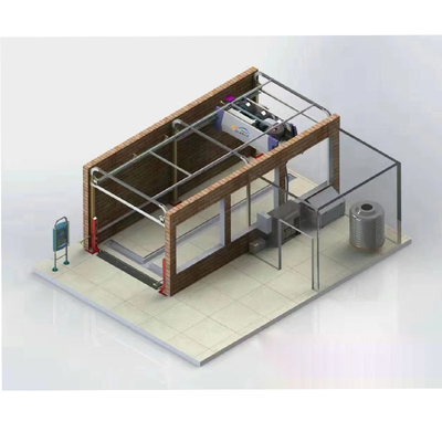 Portalwaschanlage 304 Edelstahl Automatische Berührungslose Autowaschanlage Robotische Berührungslose Autowaschanlage