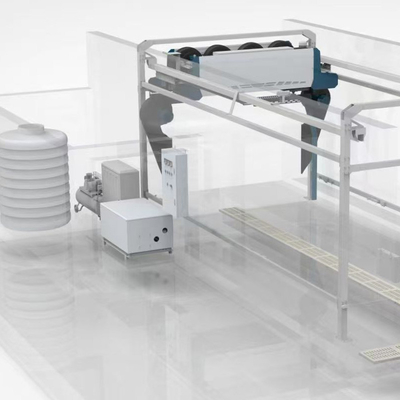 KP-360 360 Autowaschanlage Vollautomatisches Autowaschanlagensystem mit Wasserspülung Druck 120 Bar Umkehrosmose-Wasseranlage Automatische berührungslose Autowäsche