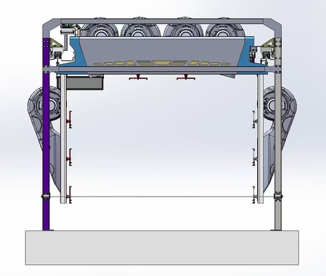KP-360 Automatische Autowaschanlage Berührungslose Waschanlage Mit Wasserspülung Druck 120 Bar Autowaschanlagen Wasseraufbereitungssystem Autowaschroboter