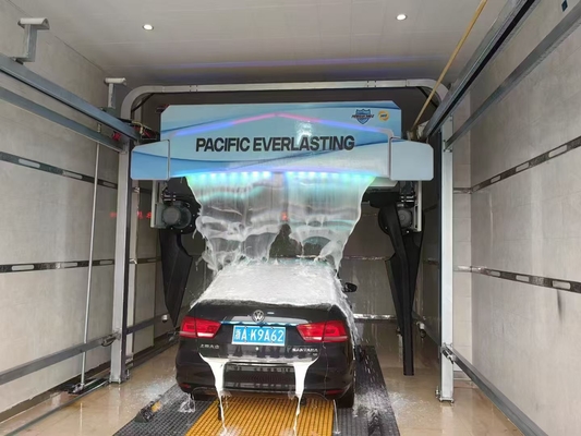6 Lufttrockner automatische berührungsfreie Autowaschmaschine 24-Stunden-Service vollautomatische Autowaschmaschine 100-130 Bar Rollover Autowaschmaschine