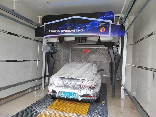 6 Lufttrockner automatische berührungsfreie Autowaschmaschine 24-Stunden-Service vollautomatische Autowaschmaschine 100-130 Bar Rollover Autowaschmaschine