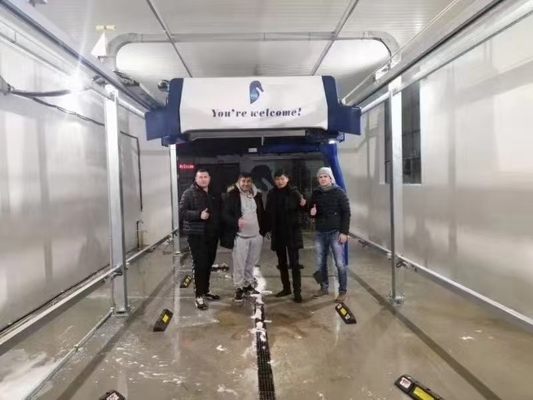 360-Grad-Rotationsarme Intelligente Bürstenlose Autowaschanlage Vollautomatisch