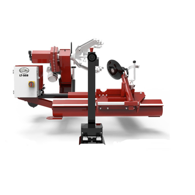 LKW-Radwuchtmaschinen Mobile Niederspannungs-Bedienhebel LKW-Radwuchtmaschine  Leichtmetall-Klauen Automatische Radwuchtmaschine Schwerlastfahrzeug-Reifenmontiermaschine