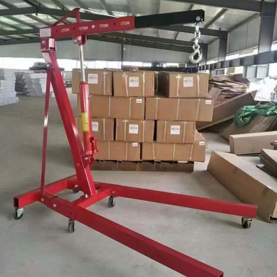 Pneumatische, zusammenklappbare Werkstattkran Motorheber 2t