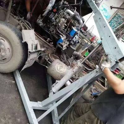 Pneumatische, zusammenklappbare Werkstattkran Motorheber 2t