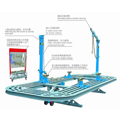 Karosserie-Rahmenrichtmaschine für Fahrzeugkollisionsreparatur-System, Fahrgestell-Richtanlage, Karosseriereparatur-Ausrüstung
