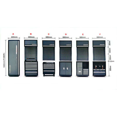 Werkzeugkombinationsschrank für die Wartung von Fahrzeugen