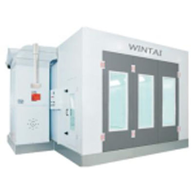 Infrarotheizung Autolackierkabine einschließlich Plattform