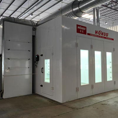 Diesel Burner Car Body Panel Stands Automotive Including platform Paint Booth 3T Auto Body Hood Stand