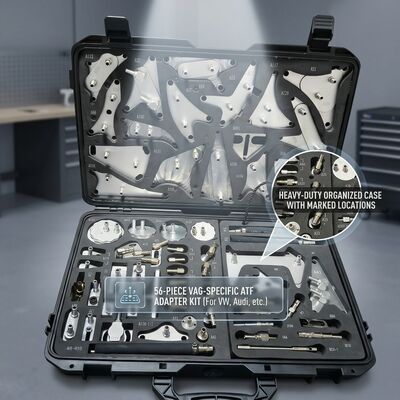 56-teiliges Audi Volkswagen Group ATF Adapter-Kit Vollständiges VAG-Getriebe-Service-Set