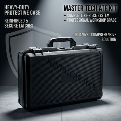 72-Piece Master Tech ATF Adapter Kit Professioneller Übertragungsservice Vollständige Werkstattlösung